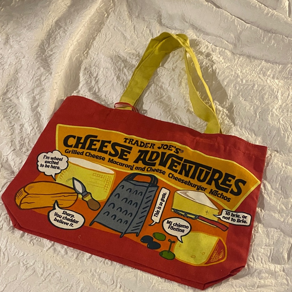 Trader Joe's Cheese Adventures Tote Bag